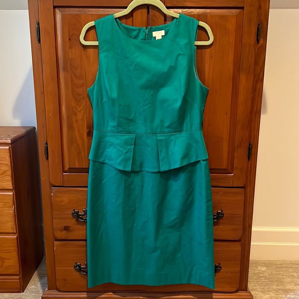 J. Crew Green Dress 8